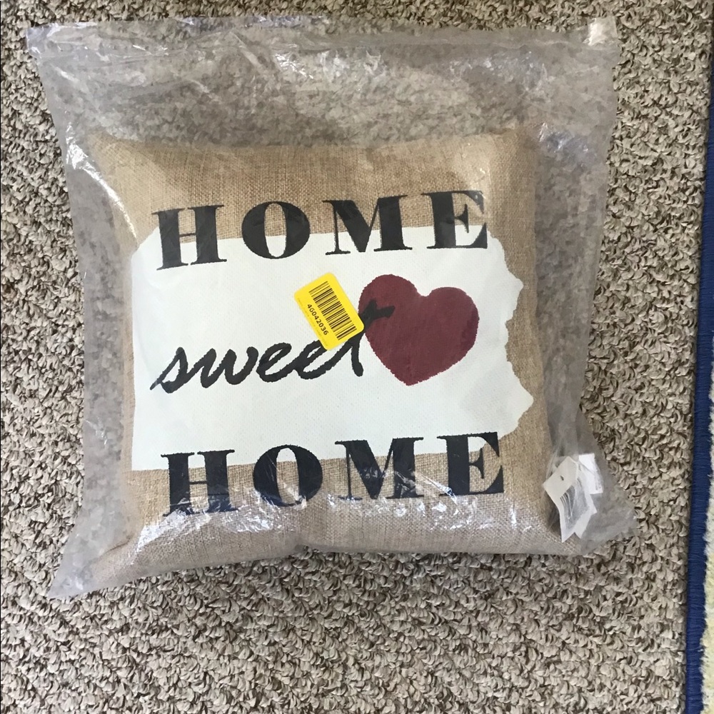 Pennsylvania Home Sweet Home Pillow - Brand New!